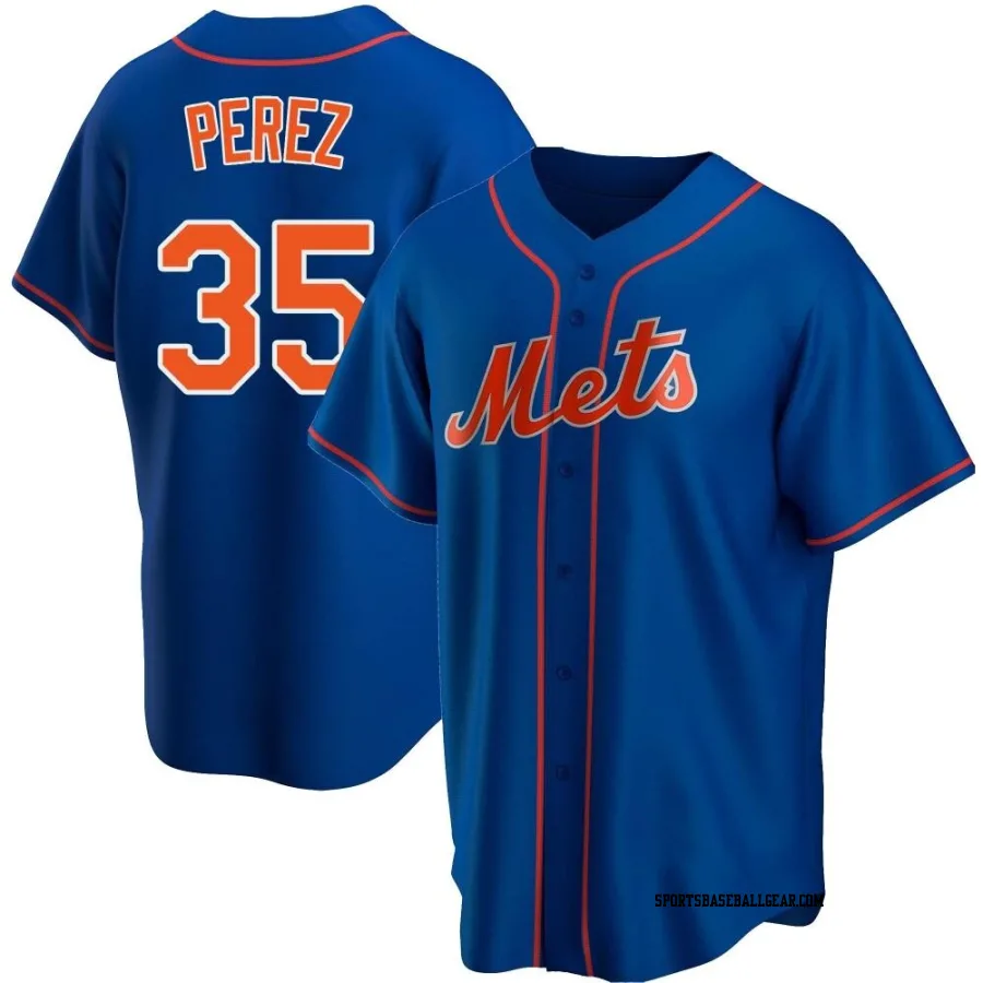 Michael Perez Youth New York Mets Royal Replica Alternate Jersey