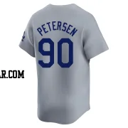 Michael Petersen Men's Los Angeles Dodgers Gray Limited Away Jersey