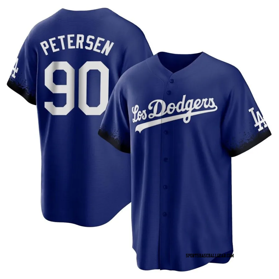 Michael Petersen Men's Los Angeles Dodgers Royal Replica 2021 City Connect Jersey