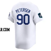 Michael Petersen Men's Los Angeles Dodgers White Limited 2024 World Tour Seoul Series Home Jersey