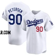 Michael Petersen Men's Los Angeles Dodgers White Limited Home Jersey