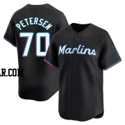 Michael Petersen Men's Miami Marlins Black Limited Alternate Jersey