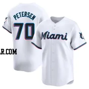 Michael Petersen Men's Miami Marlins White Limited Home Jersey