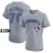 Michael Petersen Men's Toronto Blue Jays Gray Elite Road Jersey