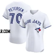 Michael Petersen Men's Toronto Blue Jays White Elite Home Jersey