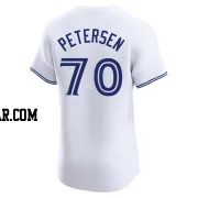 Michael Petersen Men's Toronto Blue Jays White Elite Home Jersey