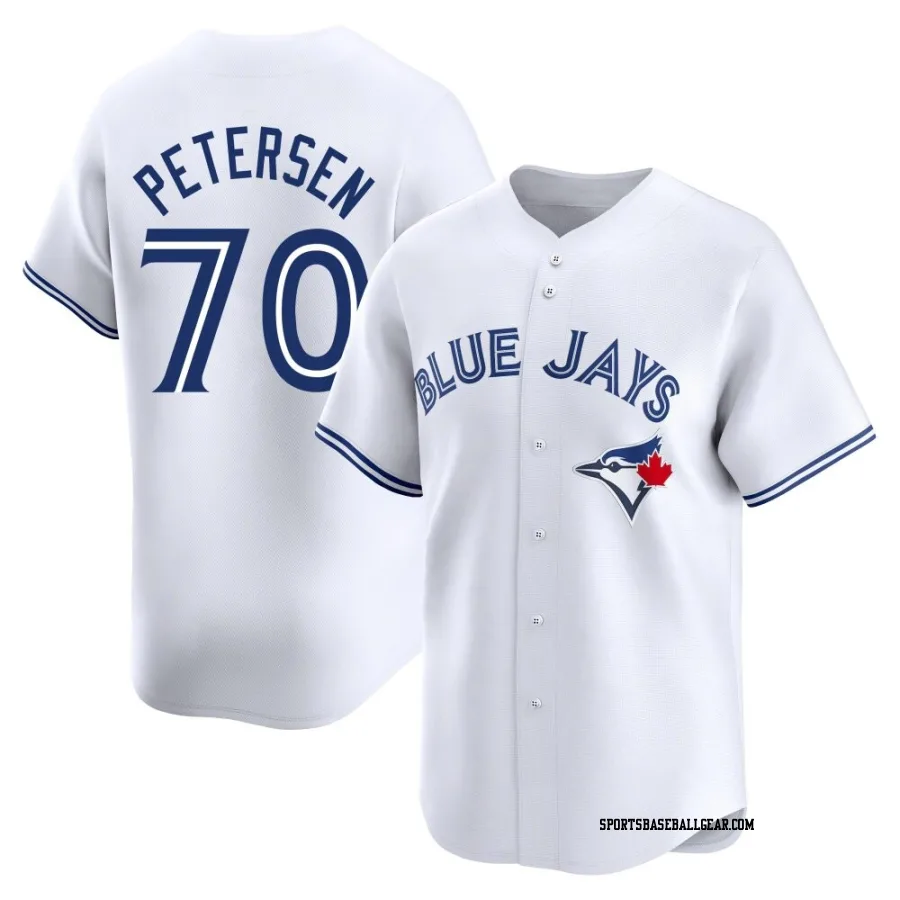 Michael Petersen Men's Toronto Blue Jays White Limited Home Jersey