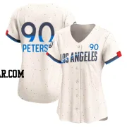 Michael Petersen Women's Los Angeles Dodgers Cream Limited 2024 City Connect Jersey