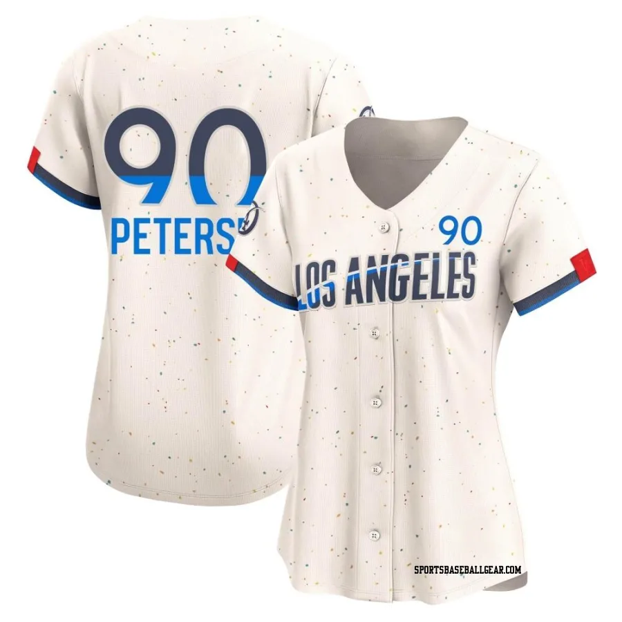 Michael Petersen Women's Los Angeles Dodgers Cream Limited 2024 City Connect Jersey