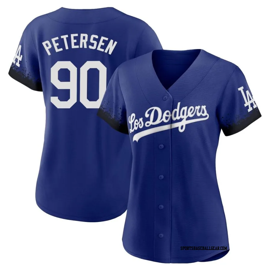 Michael Petersen Women's Los Angeles Dodgers Royal Replica 2021 City Connect Jersey