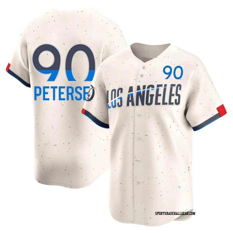 Michael Petersen Youth Los Angeles Dodgers Cream Limited 2024 City Connect Jersey