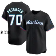 Michael Petersen Youth Miami Marlins Black Limited Alternate Jersey