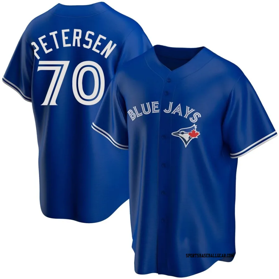 Michael Petersen Youth Toronto Blue Jays Royal Replica Alternate Jersey