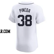 Michael Pineda Men's Detroit Tigers White Elite Home Jersey