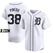 Michael Pineda Men's Detroit Tigers White Limited Home Jersey