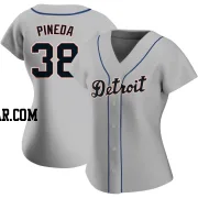 Michael Pineda Women's Detroit Tigers Gray Authentic Road Jersey