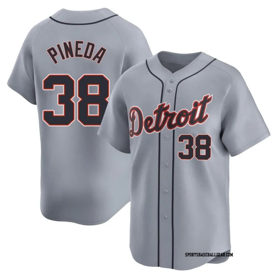 Michael Pineda Youth Detroit Tigers Gray Limited Road Jersey