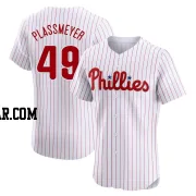 Michael Plassmeyer Men's Philadelphia Phillies White Elite Home Jersey