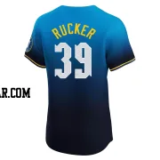 Michael Rucker Men's Philadelphia Phillies Blue Elite 2024 City Connect Jersey