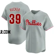 Michael Rucker Men's Philadelphia Phillies Gray Limited Away Jersey