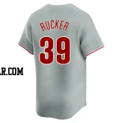 Michael Rucker Men's Philadelphia Phillies Gray Limited Away Jersey