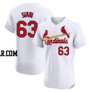 Michael Siani Men's St. Louis Cardinals White Elite Home Jersey