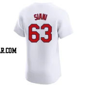 Michael Siani Men's St. Louis Cardinals White Elite Home Jersey