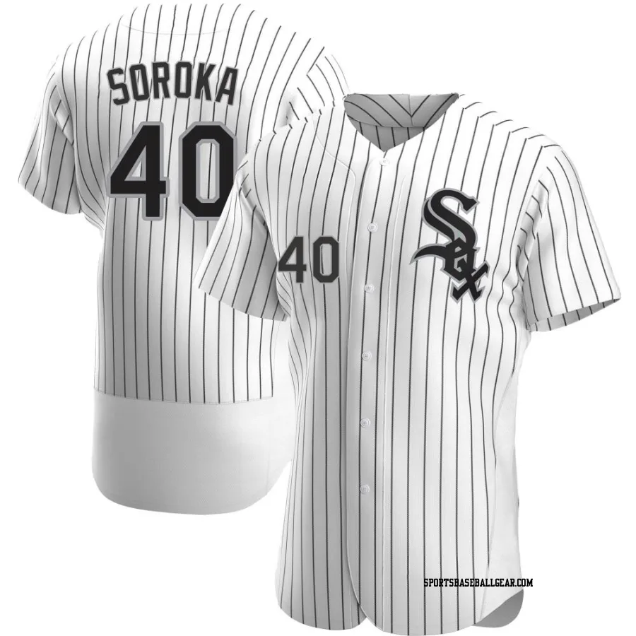 Michael Soroka Men's Chicago White Sox White Authentic Home Jersey