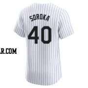 Michael Soroka Men's Chicago White Sox White Elite Home Jersey