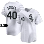 Michael Soroka Men's Chicago White Sox White Limited Home Jersey