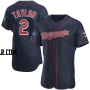 Michael Taylor Men's Minnesota Twins Navy Authentic Alternate 60th Season Jersey