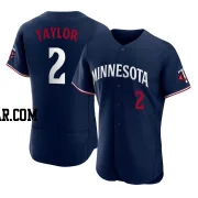 Michael Taylor Men's Minnesota Twins Navy Authentic Alternate Jersey