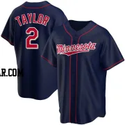 Michael Taylor Men's Minnesota Twins Navy Replica Alternate Team Jersey