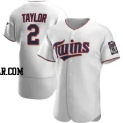 Michael Taylor Men's Minnesota Twins White Authentic Home Jersey