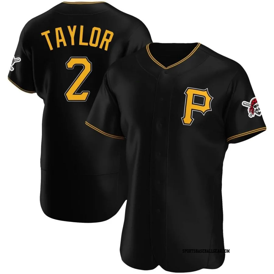 Michael Taylor Men's Pittsburgh Pirates Black Authentic Alternate Jersey