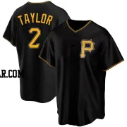 Michael Taylor Men's Pittsburgh Pirates Black Replica Alternate Jersey