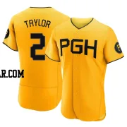 Michael Taylor Men's Pittsburgh Pirates Gold Authentic 2023 City Connect Jersey