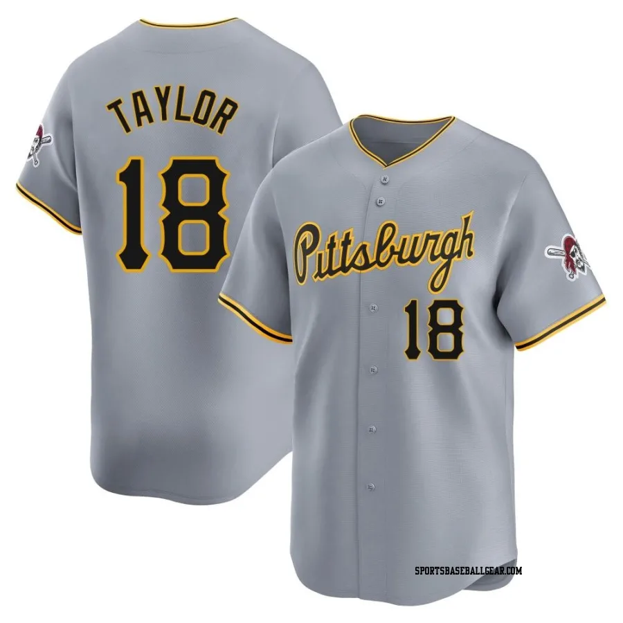 Michael Taylor Men's Pittsburgh Pirates Gray Limited Away Jersey