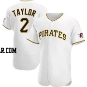 Michael Taylor Men's Pittsburgh Pirates White Authentic Home Jersey