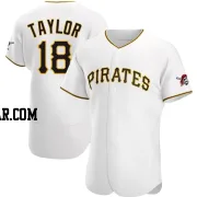 Michael Taylor Men's Pittsburgh Pirates White Authentic Home Jersey