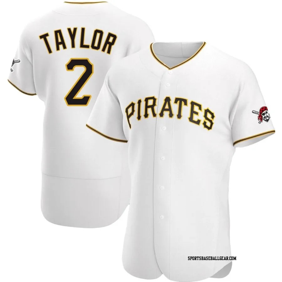 Michael Taylor Men's Pittsburgh Pirates White Authentic Home Jersey