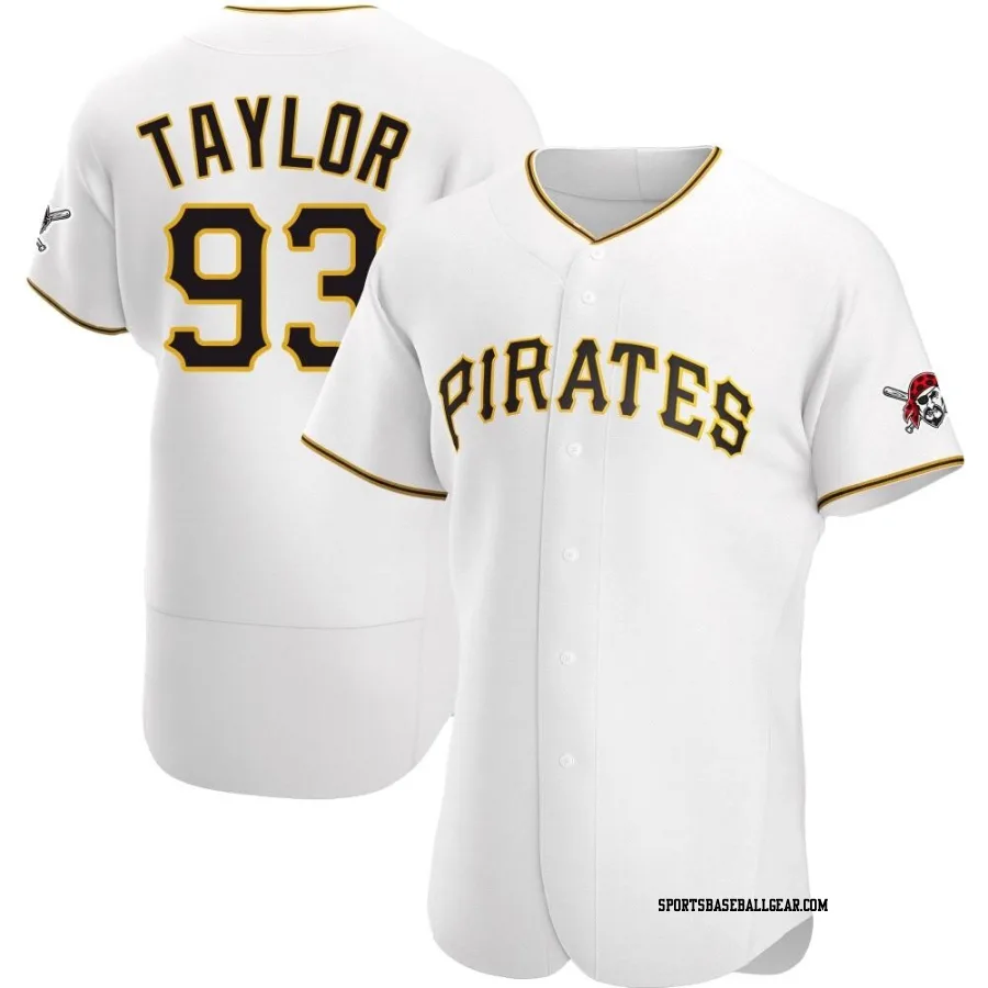 Michael Taylor Men's Pittsburgh Pirates White Authentic Home Jersey