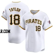 Michael Taylor Men's Pittsburgh Pirates White Limited Home Jersey