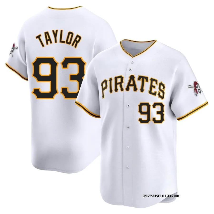 Michael Taylor Men's Pittsburgh Pirates White Limited Home Jersey