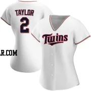 Michael Taylor Women's Minnesota Twins White Replica Home Jersey