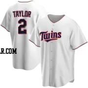 Michael Taylor Youth Minnesota Twins White Replica Home Jersey