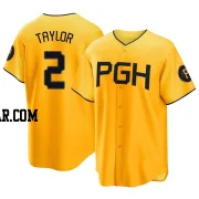 Michael Taylor Youth Pittsburgh Pirates Gold Replica 2023 City Connect Jersey