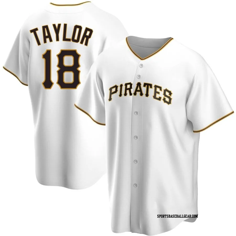 Michael Taylor Youth Pittsburgh Pirates White Replica Home Jersey