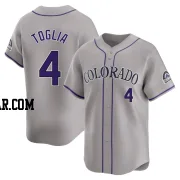 Michael Toglia Men's Colorado Rockies Gray Limited Road Jersey