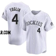 Michael Toglia Men's Colorado Rockies White Limited Home Jersey